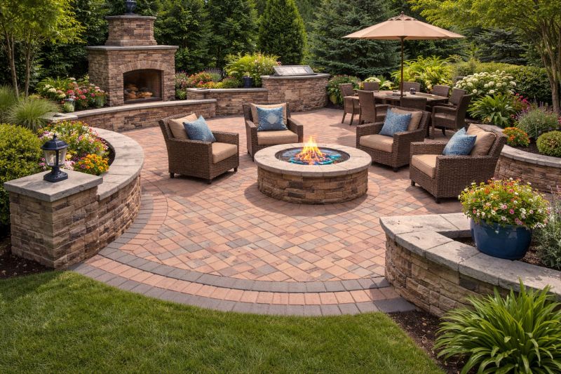 Brick Hardscape Construction in Framingham, MA
