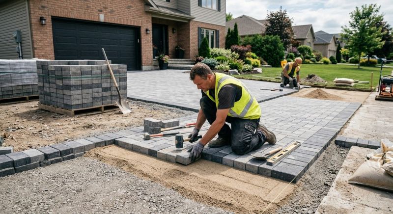 Clay Pavers Installation in Fairfield County, CT