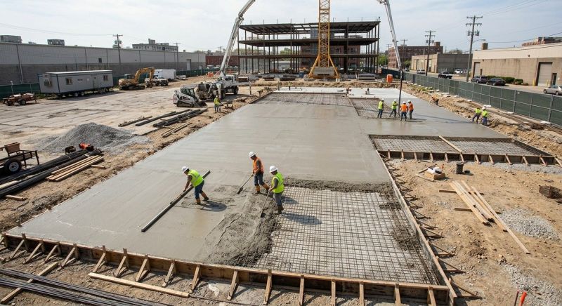 Commercial Slab Construction in Toledo, OH