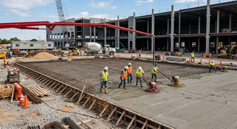 Commercial Slab Installation in Fort Lauderdale, FL
