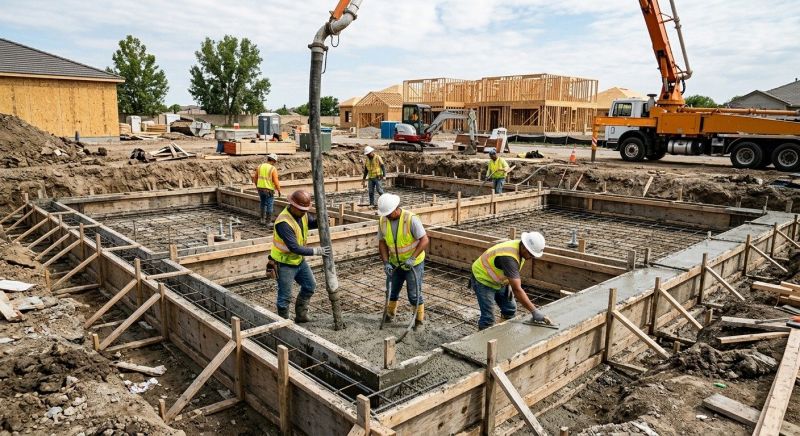 Concrete Foundation Installation in Fort Worth, TX