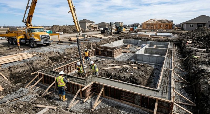 Concrete Foundation Pouring in Fort Worth, TX