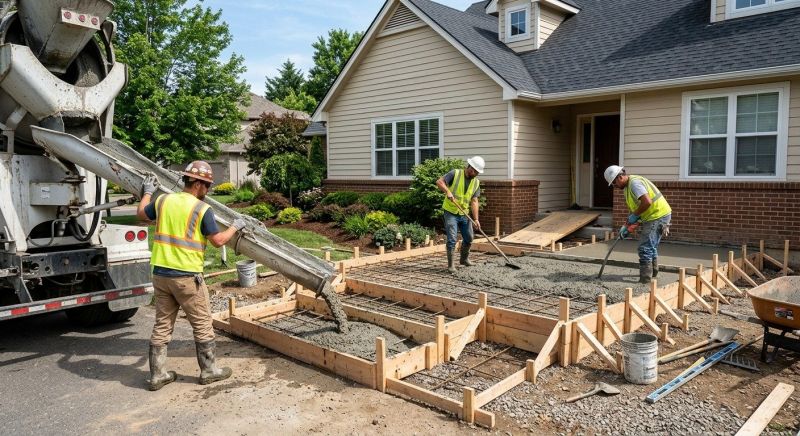 Concrete Porch Construction in Salt Lake City, UT