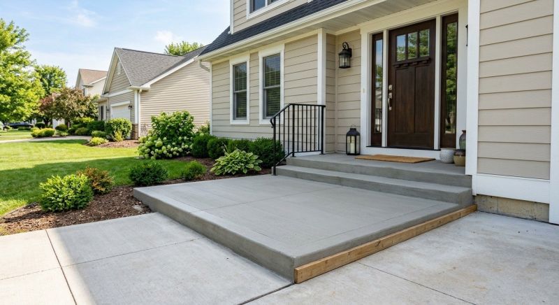 Concrete Ramp Installation in Sacramento, CA