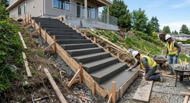 Concrete Stairs Installation in Salt Lake City, UT