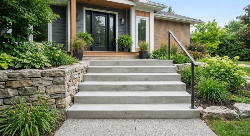 Concrete Stairway Installation in Denver, CO