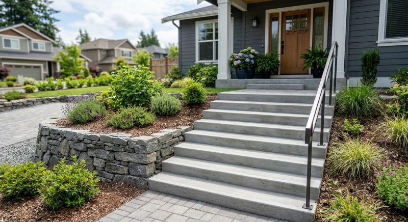 Concrete Stairway Installation in Fort Collins, CO