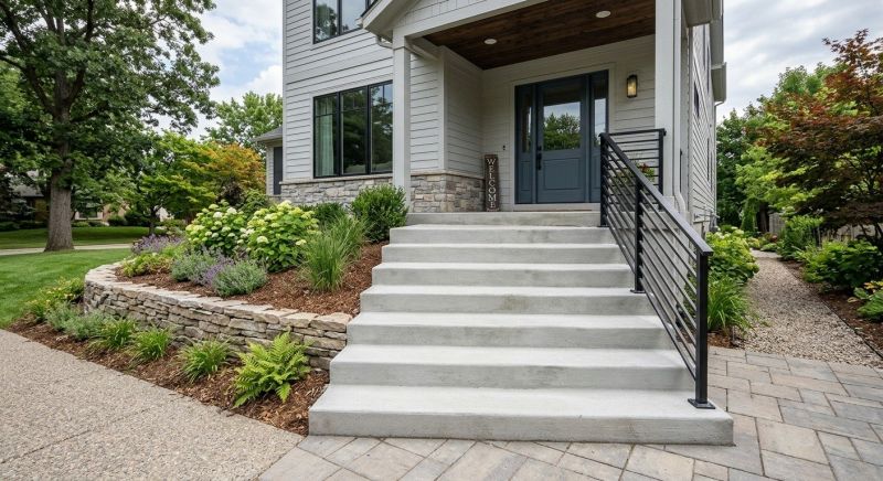 Entryway Stairs Installation in Sacramento, CA