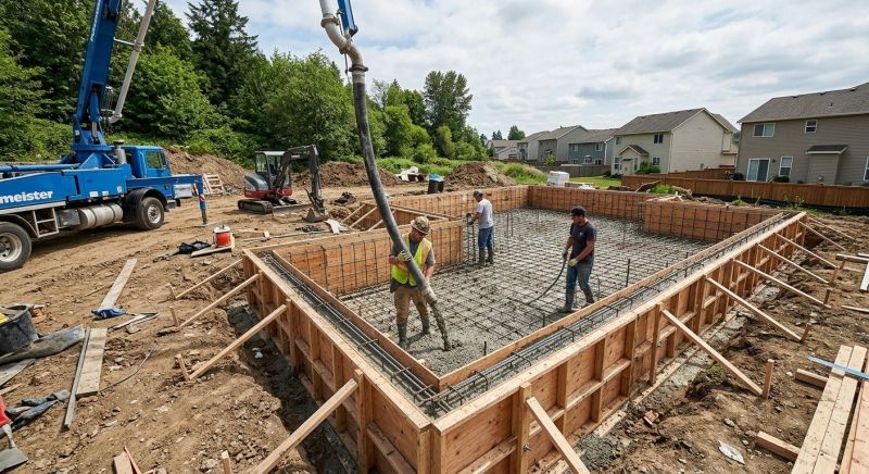 Foundation Construction in Fredericksburg, VA