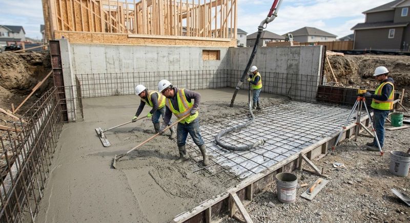 Foundation Slab Construction in Fort Worth, TX