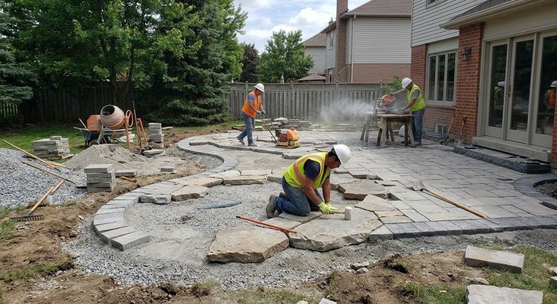Patio Hardscaping in Boston, MA