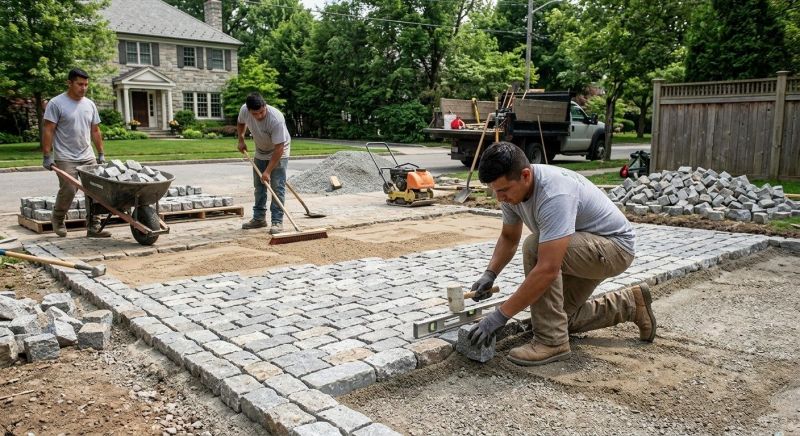 Porcelain Pavers Installation in Fairfield County, CT