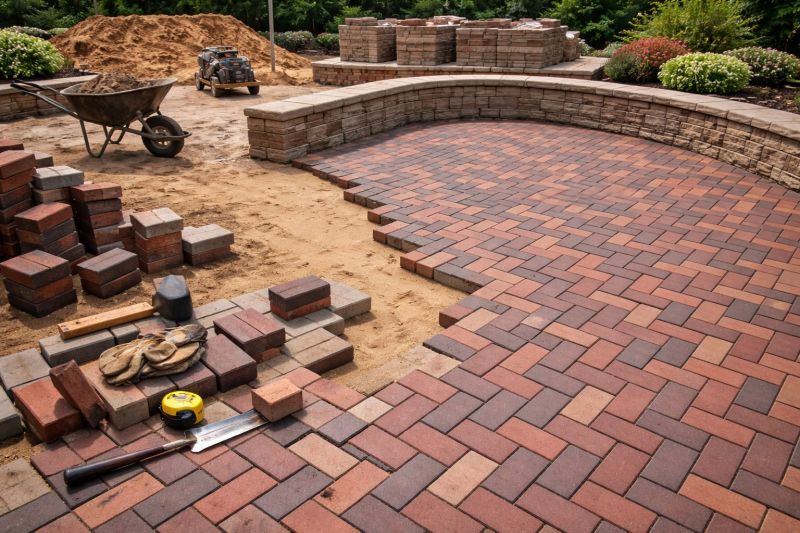 Patio Brick Installation in Greenwich, CT